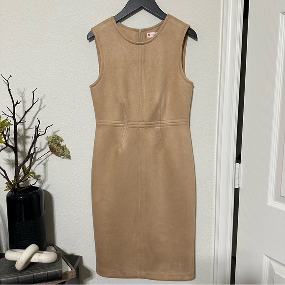 NWT JUDE CONNALLY Julia Dress Faux Suede - Picture 5 of 11